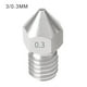 thumbnail image 4 of Methold Boquilla de impresora 3D MK8 chapada A2 herramienta acero resistente al desgaste para MakerBot CraftBot CR10 Tevo M6 1,75mm 3mm Kits de mantenimiento de impresoras cuatro 7x15.5, 4 of 8