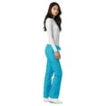 thumbnail image 5 of Adar Universal Scrubs For Women - Drawstring Straight Leg Scrub Pants - 510 - Turquoise - S, 5 of 7