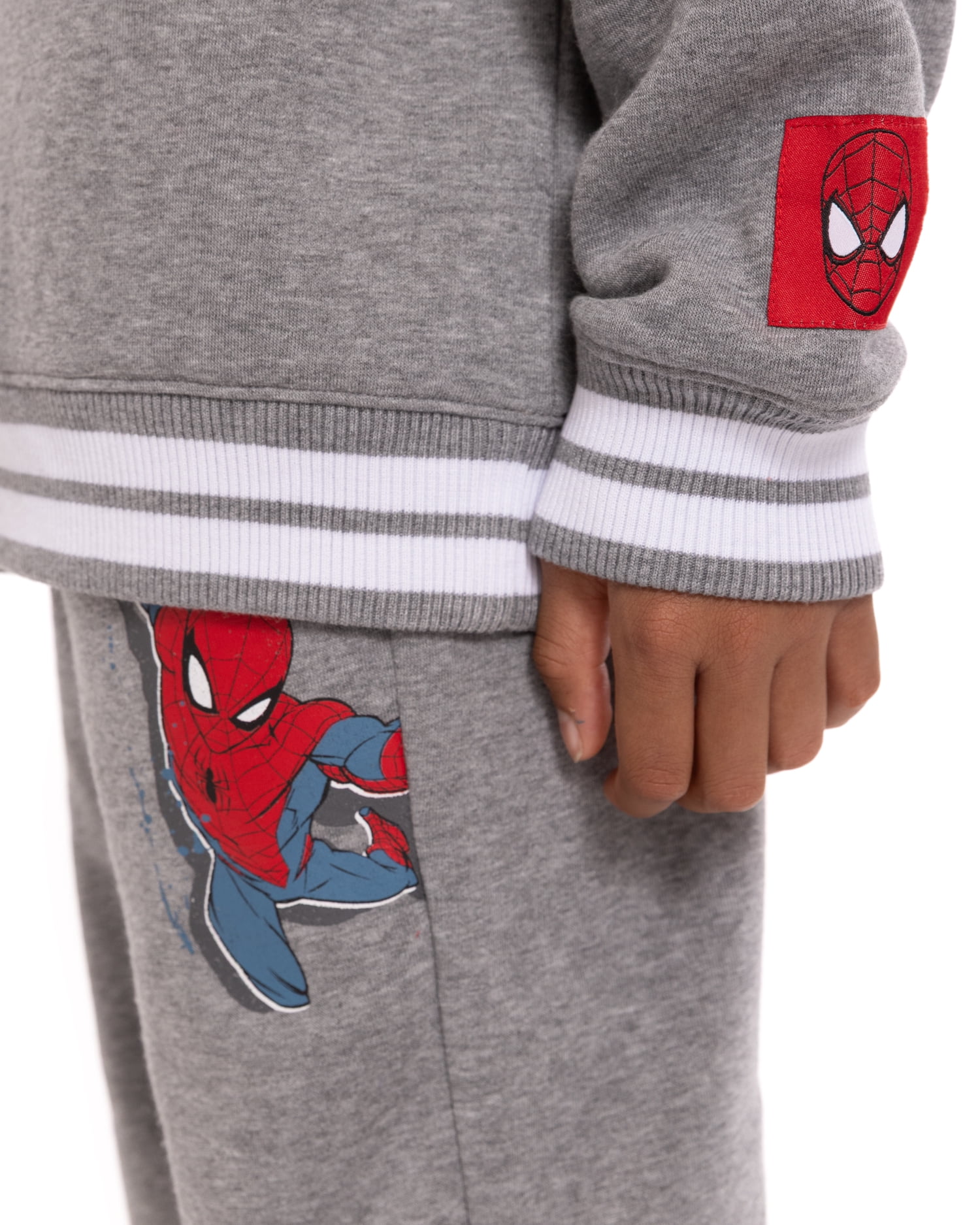 Spider-Man Boys Crewneck Sweatshirt and Jogger Pants Set, 2 Piece, Sizes 4-16