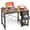 Black, variant on Spaco Home Office Desk with Flexible Drawers, Side Metal Hooks, EPA CARB Certified Wood Board for Study & Workspace, White