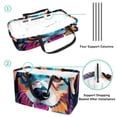 thumbnail image 4 of Pixel Dog Large-capacity Foldable Reusable Shopping Bag: Oxford Cloth, Storage Bins, Collapsible Bucket, Storage Bin, 4 of 7