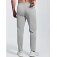 thumbnail image 4 of Pinspark Mens Joggers with Zipper Pockets Lightweight Athletic Track Pants Quick Dry Workout Gym Sweatpants for Men, 4 of 7