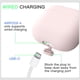 thumbnail image 4 of Funda protectora para AirPods 4 compatible con silicona, color rosa, 4 of 6
