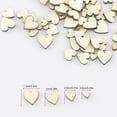 thumbnail image 3 of Advancent Paquete de 1000 espacios en blanco de en forma de corazón, decoraciones de boda, carteles sin terminar, suministros de fiesta pulidos, Artesanía Advancent HA012613-00, 3 of 6