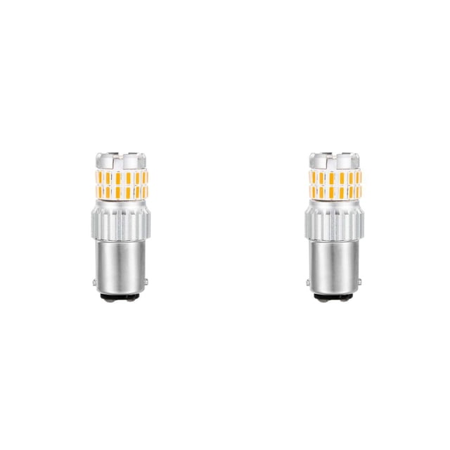 Scienceny 2 piezas 1200LM freno de coche señal de giro lámpara LED amplio ángulo de iluminación bajo consumo de energía luz de respaldo piezas de Type2 NO2 Scienceny CBP448848