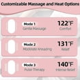 thumbnail image 2 of Portable Cordless Heating Pad, Heating Pad for Back Belly Pain with 3 Heat Levels and 3 Vibration Massage Modes, Menstrual Fast Heating Waist Belt, 2 of 5
