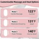 thumbnail image 2 of Portable Cordless Heating Pad, Heating Pad for Back Belly Pain with 3 Heat Levels and 3 Vibration Massage Modes, Menstrual Fast Heating Waist Belt, 2 of 5