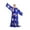 Blue Soccer Team, variant on Catalonia Wearable Fleece Blanket with Sleeves and Pocket for Women Men, Super Soft Microplush Adult Wrap Full Body Blanket Robe for Lounge Couch 70" x 52"