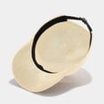 thumbnail image 7 of MKKAS Women's Straw Baseball Cap Hat Natural Beachy Bohemian Woven Paper Straw Breathable Adjustable Hat for Summer Sun Protection, Beige, Baseball Cap Hat, Women's, Straw, 7 of 7