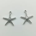 thumbnail image 4 of U8MO 8/20/50pc starfish antique silver charms pendants jewelry DIY accs 20*18mm-8pcs, 4 of 8