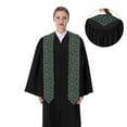 thumbnail image 4 of Rateoe River Freshwater Fish Pattern Graduation Shawl Stole – Elegant Stole for Graduates ,Graduation Gown Accessory, Academic Stole-Sharp Corner, 4 of 7