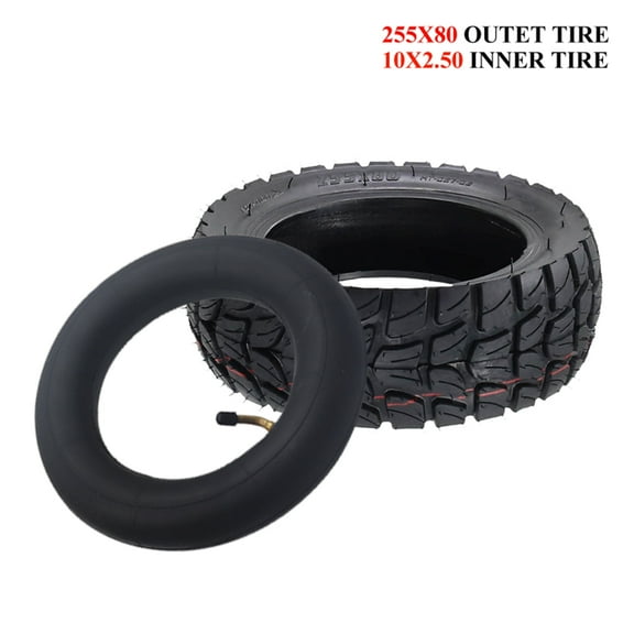 255x80 Inner and Outer Tyre For Electric Scooter Zero 10x Dualtron KuGoo M4 Upgrade 10 Inch 10x3.0 80/65-6 Off Road Tire