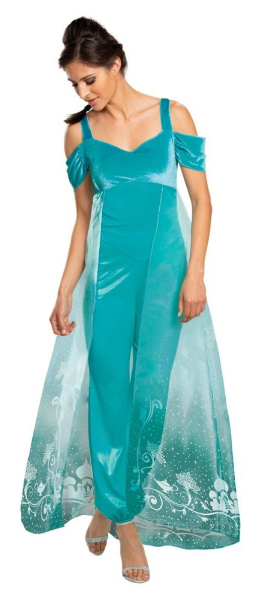 Sheer Green Jasmine Deluxe Women Adult Halloween Costume Medium