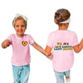 thumbnail image 5 of Gibobby Camisa&nbsp;Moda Camiseta de manga corta con estampado de letras de amor para niños grandes, de cuello redondo, camiseta informal, camiseta con estampado de doble（Beige， 8-9 Años), 5 of 5