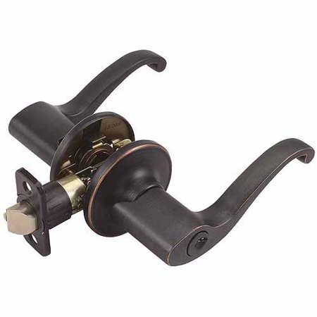 Design House 740340 Scroll 2-Way Latch Entry Door Handle, Oil Rubbed Bronze Finish