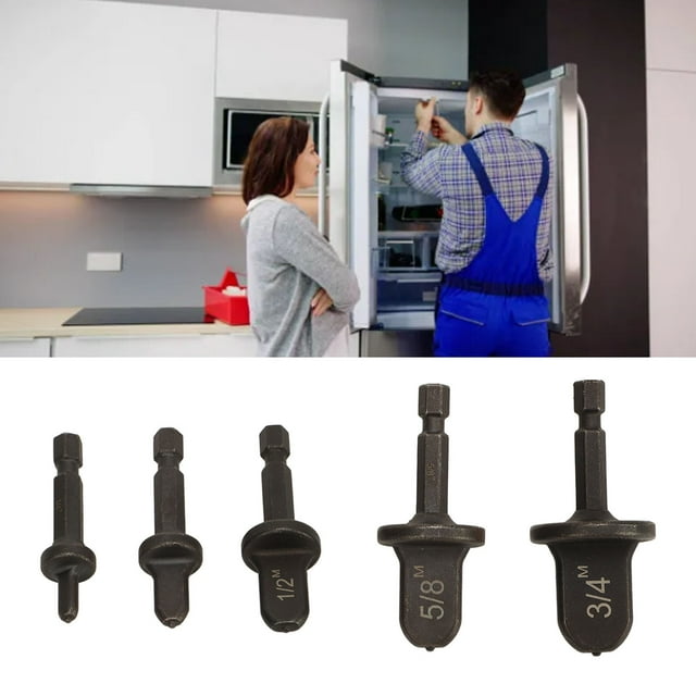 Juego De Brocas Para Herramientas HVAC, Expansor De Tubo De Cobre Profesional De 5 Piezas, Fácil Operación, Metal Duradero Para Reparación De Aire Acondicionado