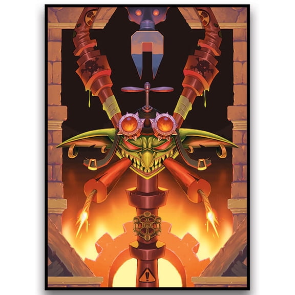 Fantasy North - Goblins - Heritage Card Backs - 100 Textured Matte TCG Card Sleeves - Fits Magic MTG Commander Pokemon and Other Card Games - Playing Card Sleeves