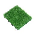 thumbnail image 4 of Baldosas de césped Artificial, estera de suelo realista entrelazada, estera autodrenante de 1x1 pies para fotografía de jardín, paisaje de césped, 4 of 8