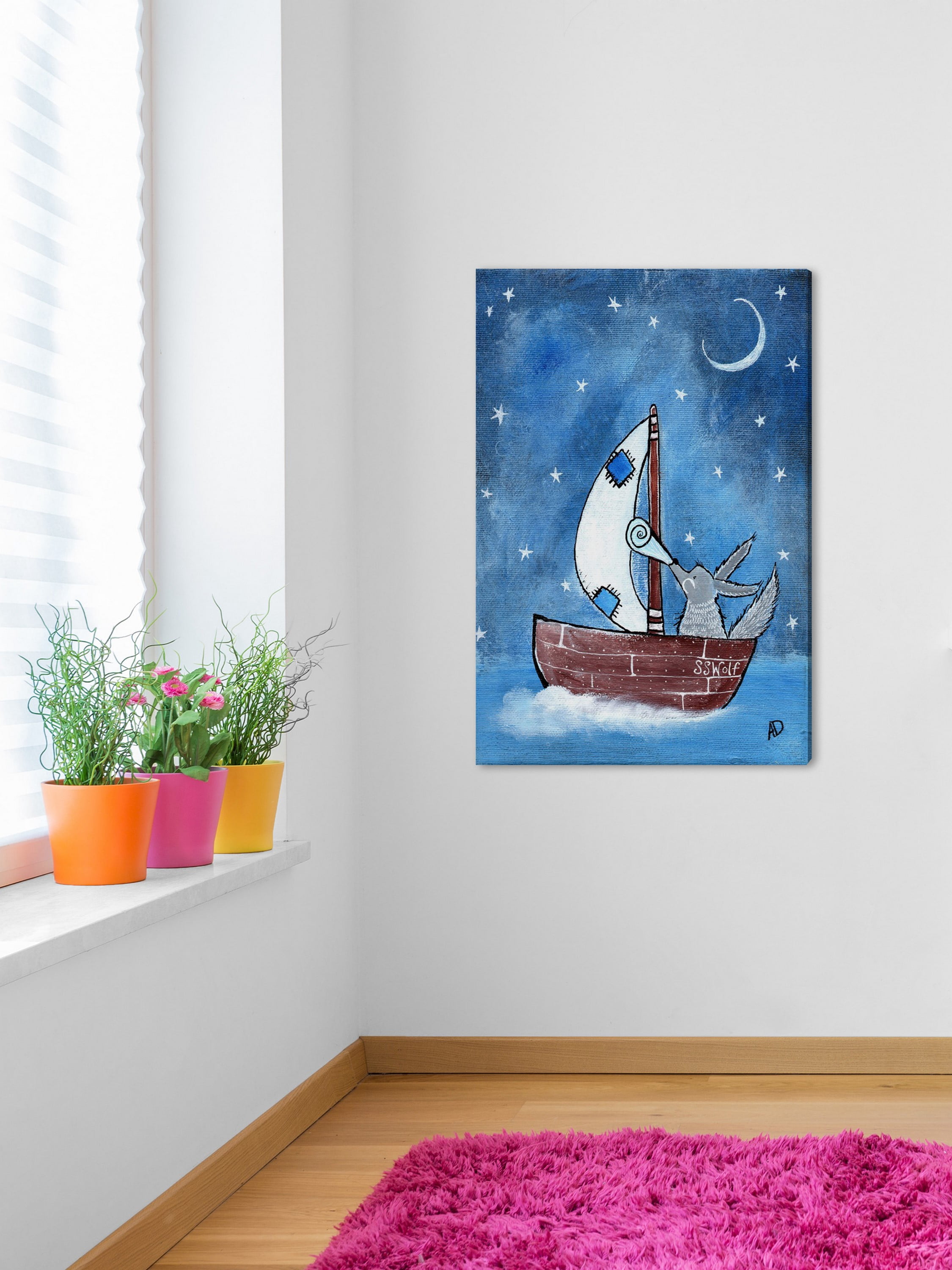 Marmont Hill Bad Wolfs Boat Wall Art