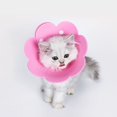 thumbnail image 5 of 1 collar para mascotas, collar antilamer para gatos, collar de protección ligero ajustable, collares isabelinos para gatos (L, rosa) ER, 5 of 5