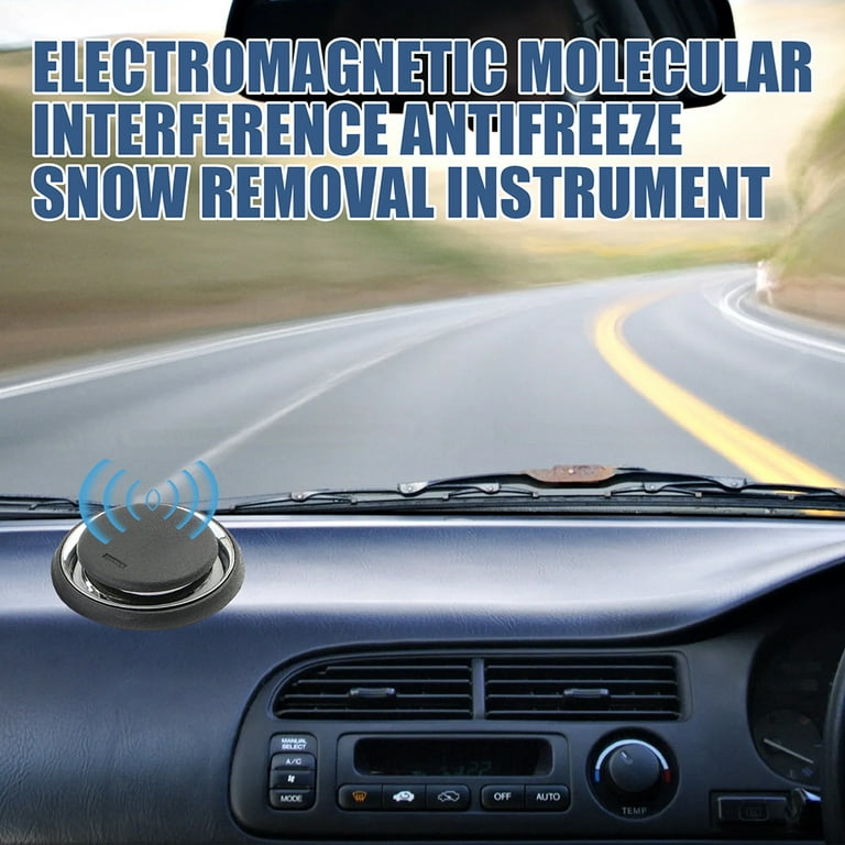  Anti-Freeze Electromagnetic Car Snow Removal Device,  Electromagnetic Molecular Interference Antifreeze Snow Removal, Vehicle  Microwave Molecular Deicing Instrument (Cologne-Black) : Automotive