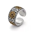 thumbnail image 1 of Sonducket Anillo de moneda antigua que se puede abrir para hombres, ceremonia, fiesta, banquete, niños, anillos abiertos de cobre, joyería, decoración Ropa, zapatos y accesorios Miscelánea Sonducket AP015603-00, 1 of 5