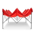 thumbnail image 4 of Carpa Toldo Plegable Rojo 3x3 m Reforzada Impermeable Acero Inoxidable, 4 of 7