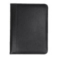 thumbnail image 4 of Samsill Contrast Stitch Leather Padfolio, 8.5"x11" Writing Pad Included, Black, 4 of 5