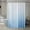 Sky blue, variant on Gradient Digital Print Shower Curtain Waterproof Bathroom Curtain Polyester Thick Bath Cover (Light green,180*180cm)