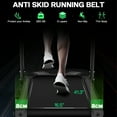 thumbnail image 4 of Viswild Folding Treadmill with 3.5HP Silent Motor - 330 lbs Capacity, 12 Training Programs, Adjustable Incline & Hydraulic System, LED Display, Anti-Slip Straps, Space-Saving Design for Home Workouts, 4 of 8