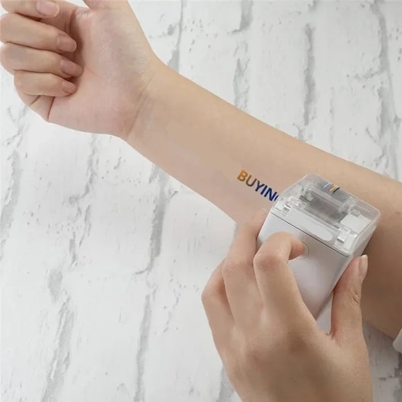 Mini Portable Printer Inedible Handheld Color Inkjet Printer Tattoo Edible Food Printer ,Easy to Operate