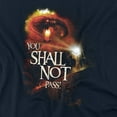 thumbnail image 2 of Lord of The Rings You Shall Not Pass Women's T Shirt, Navy, Large, 2 of 6