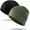 Black+Green, variant on 1 Pack/ 2 Pack Cooling Skull Caps for Men & Women - Breathable Slouchy Beanie Running Caps for Cycling, Gym & Summer