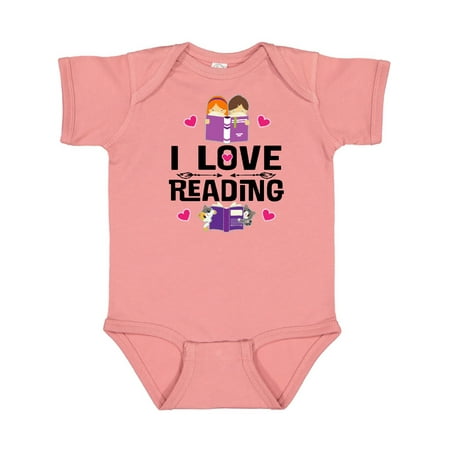 

Inktastic I Love Reading Gift Baby Girl Bodysuit