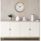 thumbnail image 2 of Reloj de pared Bulova C5005 de madera con ajuste atómico y funcionamiento a pilas, 2 of 7