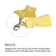 thumbnail image 5 of Colgante Dije Llavero Acrílico Estrella Cuenta Dijes Cuero Borla con Llavero Anillo Clip para Joyería Fabricación Bricolaje Artesanía 5uds Amarillo Unique Bargains hacer joyas encantos, 5 of 6