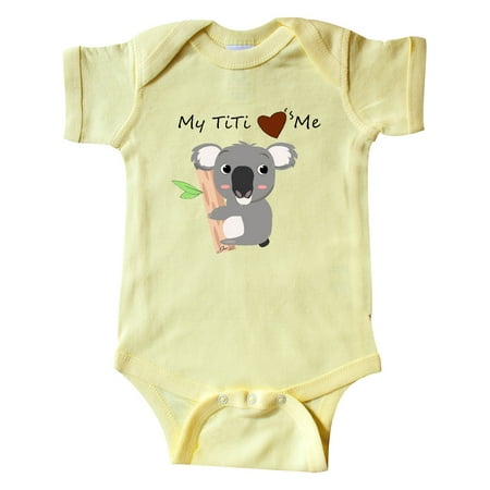 

Inktastic Koala (titi loves me) Gift Baby Boy or Baby Girl Bodysuit