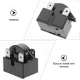 thumbnail image 3 of unbranded 2Ud Relay De Arranque Para Compresor De Refrigerador Y Congelador Con Material ABS Negro Resistente, 3 of 8