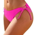 thumbnail image 4 of Sopiago Bikini Bottoms for Women String Bathing Suit Bottom with Moderate Coverage Swimsuit Bottoms for Women Low Waist Swim Bottom Hot Pink,L, 4 of 7