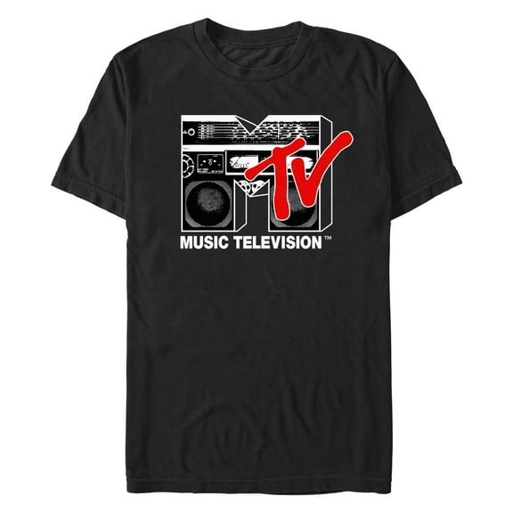 Men's MTV Boombox Logo  Graphic T-Shirt