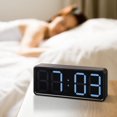 thumbnail image 2 of RCA Extra-Large Digital Display Alarm Clock with Brightness Control, Temperature And Date - Black, 2 of 3