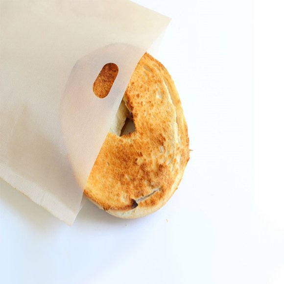 Toaster Bag Reusable Bread Pocket Portable Washable Sandwich Baking Pouch for Camping Barbecue