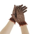 thumbnail image 1 of Ofertas Únicas 1 Par de Mitones Bloqueadores de Sol Leopardo Guantes de Conducción para Mujeres Color Café, 1 of 5
