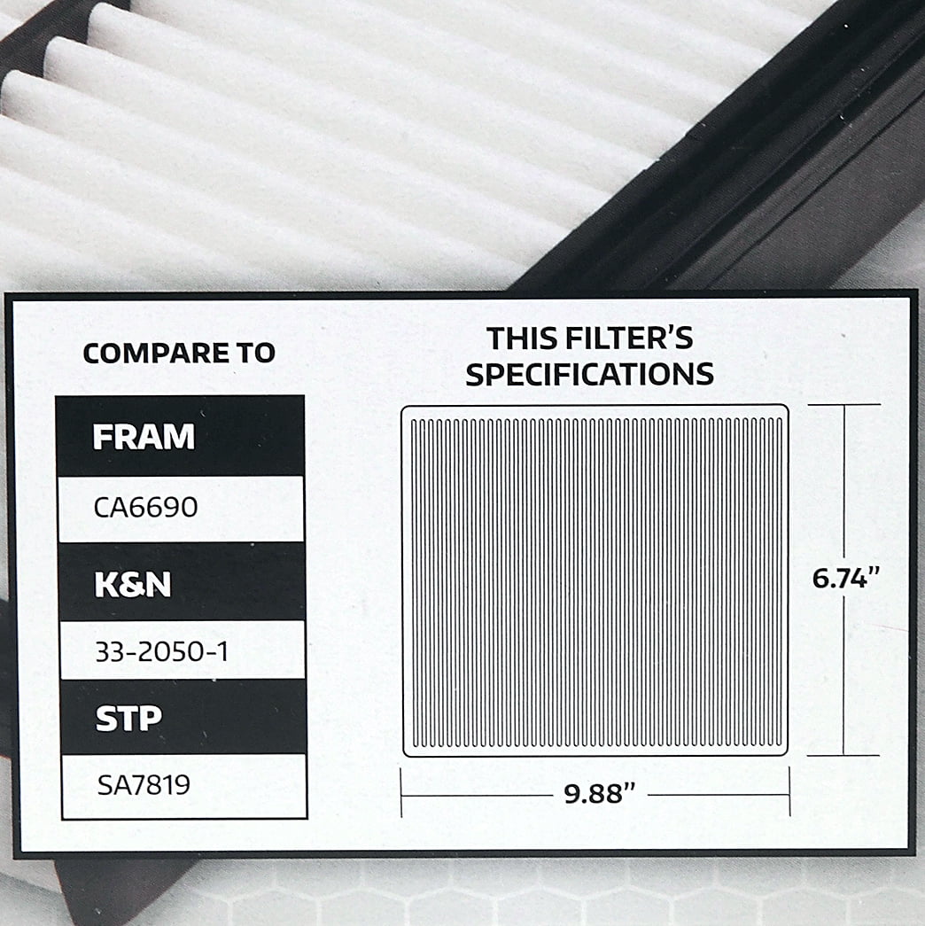 Super Tech 3330 Engine Air Filter, Replacement Filter for Toyota or Toyota Truck Fits select: 1989-1995 TOYOTA PICKUP, 1995-2004 TOYOTA TACOMA