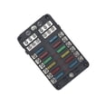 thumbnail image 4 of Modified multi-channel Fuse Box 12-way positive and negative pole car boat safety seat with LED light screw insert safety box, 4 of 5