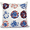 Multi, variant on Simply Daisy 16" x 16" Gypsy Floral Floral Outdoor Pillow