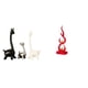 thumbnail image 1 of Escultura Moderna Y Creativa De Jirafa Y Fuego, Figura De Resina Cerámica, Centro De Mesa Para Escritorio, Oficina, Estantería, Dormitorio, Patio, Decoración, Regalo, 1 of 8