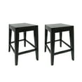 thumbnail image 5 of Noble House Asheville 26" Wooden Counter Stool, Set of 2, Black Finish, 5 of 5