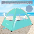 thumbnail image 3 of Gorich Beach Tent for 3/4/6/8 Person, UPF 50+ UV Protection, Portable Sun Shelter, Easy Setup Sun Shade Beach Canopy with Carry Bag, 3 of 8