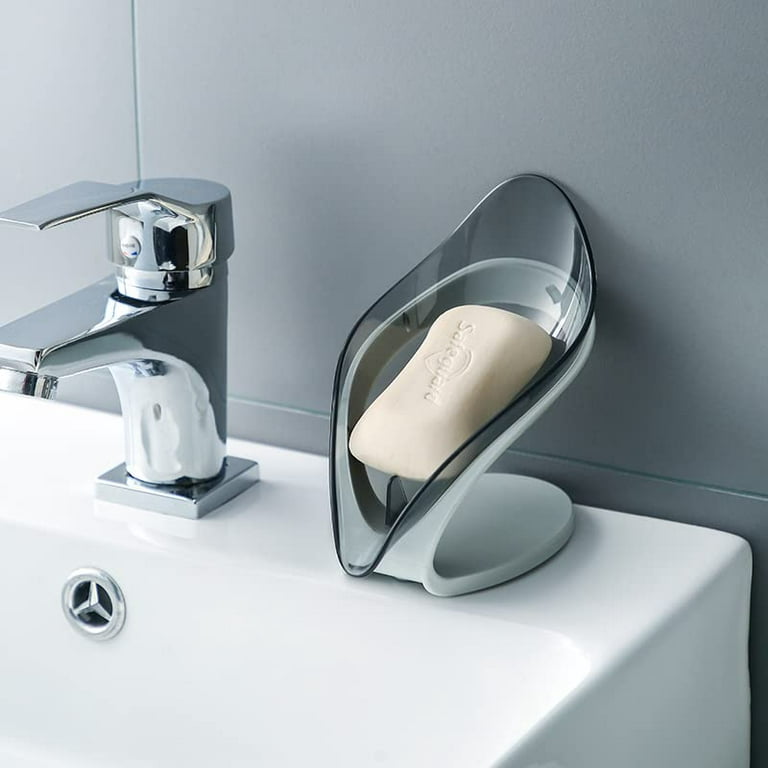 GVIOOEI Soap Holder Soap Dish Self Draining Soap Holder, Bar Soap  Holder,Leaf Shape Soap Holder Soap Saver, Extend Soap Life, Keep Soap Bars  Dry Clean